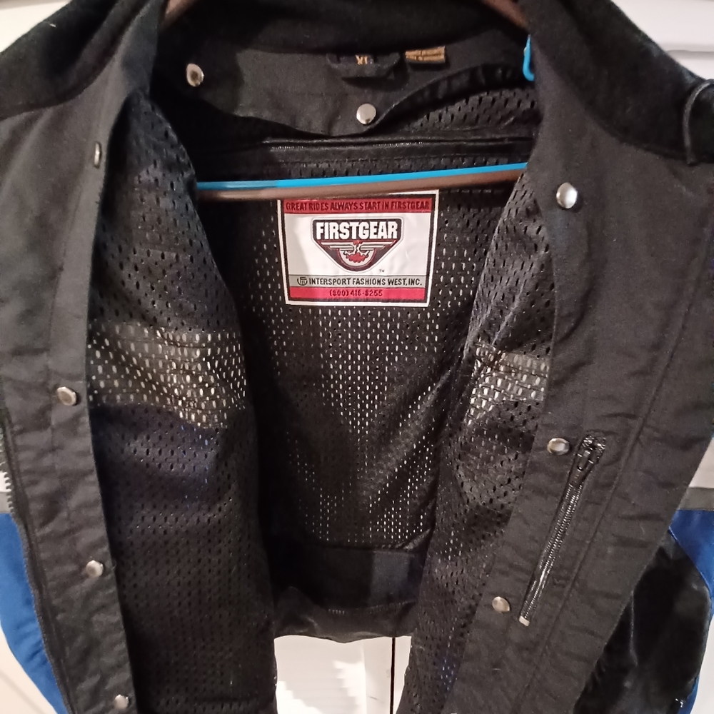 First Gear Motorcycle Racing Jacket Sz XL - Picture 10 of 10